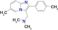 N,N-Dimethyl-1-(6-methyl-2-(p-tolyl)imidazo[1,2-a]pyridin-3-yl)methanamine