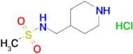 N-(Piperidin-4-ylmethyl)methanesulfonamide hydrochloride