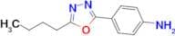 4-(5-Butyl-1,3,4-oxadiazol-2-yl)aniline