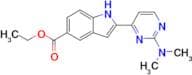 Ethyl 2-(2-(dimethylamino)pyrimidin-4-yl)-1H-indole-5-carboxylate