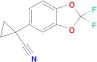 1-(2,2-Difluorobenzo[d][1,3]dioxol-5-yl)cyclopropanecarbonitrile