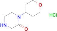 1-(Tetrahydro-2H-pyran-4-yl)piperazin-2-one hydrochloride