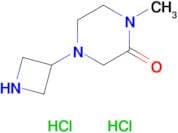 4-(Azetidin-3-yl)-1-methylpiperazin-2-one dihydrochloride