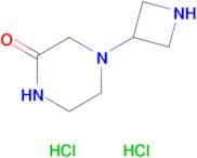 4-(Azetidin-3-yl)piperazin-2-one dihydrochloride