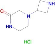 4-(Azetidin-3-yl)piperazin-2-one hydrochloride
