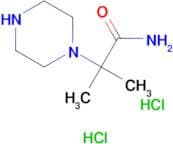 2-Methyl-2-(piperazin-1-yl)propanamide dihydrochloride