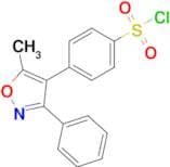 4-(5-Methyl-3-phenylisoxazol-4-yl)benzene-1-sulfonyl chloride