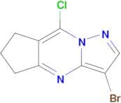 3-Bromo-8-chloro-6,7-dihydro-5H-cyclopenta[d]pyrazolo[1,5-a]pyrimidine