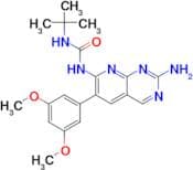 1-(2-Amino-6-(3,5-dimethoxyphenyl)pyrido[2,3-d]pyrimidin-7-yl)-3-(tert-butyl)urea