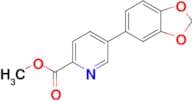 Methyl 5-(benzo[d][1,3]dioxol-5-yl)picolinate
