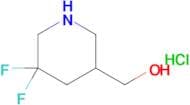 (5,5-DIFLUOROPIPERIDIN-3-YL)METHANOL HCL