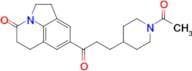 8-[3-(1-ACETYL-PIPERIDIN-4-YL)-PROPIONYL]-1,2,5,6-TETRAHYDRO-PYRROLO[3,2,1-IJ]QUINOLIN-4-ONE