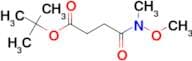 N-METHOXY-N-METHYL-SUCCINAMIC ACID TERT-BUTYL ESTER