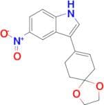 5-NITRO-3-(1,4-DIOXASPIRO[4.5]DEC-7-EN-8-YL)-1H-INDOLE