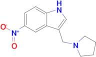 5-NITRO-3-(PYRROLIDIN-1-YLMETHYL)-1H-INDOLE
