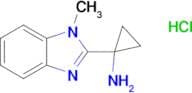 1-(1-METHYL-1H-BENZO[D]IMIDAZOL-2-YL)CYCLOPROPANAMINE HCL