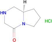 (R)-HEXAHYDROPYRROLO[1,2-A]PYRAZIN-4(1H)-ONE HCL