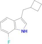 3-(Cyclobutylmethyl)-7-fluoro-1H-indole