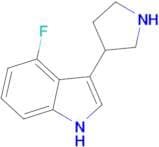 4-Fluoro-3-(pyrrolidin-3-yl)-1H-indole