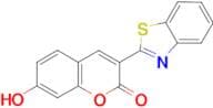3-(2-BENZOTHIAZOLYL)-7-HYDROXYCOUMARIN