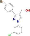 (3-(4-Bromophenyl)-1-(3-chlorophenyl)-1H-pyrazol-4-yl)methanol