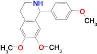 6,7-dimethoxy-1-(4-methoxyphenyl)-1,2,3,4-tetrahydroisoquinoline