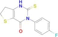 3-(4-Fluorophenyl)-2-mercapto-6,7-dihydrothieno[3,2-d]pyrimidin-4(3H)-one