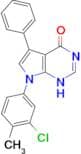 7-(3-Chloro-4-methylphenyl)-5-phenyl-7H-pyrrolo[2,3-d]pyrimidin-4-ol