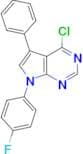 4-Chloro-7-(4-fluoro-phenyl)-5-phenyl-7H-pyrrolo[2,3-d]pyrimidine
