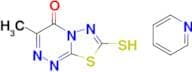 7-Mercapto-3-methyl-[1,3,4]thiadiazolo[2,3-c][1,2,4]triazin-4-one pyridinium salt