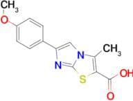 6-(4-methoxyphenyl)-3-methylimidazo[2,1-b][1,3]thiazole-2-carboxylic acid