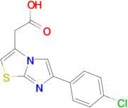 [6-(4-chlorophenyl)imidazo[2,1-b][1,3]thiazol-3-yl]acetic acid