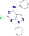 6-Chloro-N,1-diphenyl-1H-pyrazolo[3,4-d]pyrimidin-4-amine