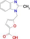 5-[(2-methyl-1H-benzimidazol-1-yl)methyl]-2-furoic acid