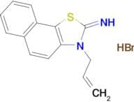 3-allylnaphtho[2,1-d]thiazol-2(3H)-imine hydrobromide