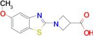 1-(5-methoxy-1,3-benzothiazol-2-yl)azetidine-3-carboxylic acid