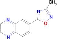 6-(3-methyl-1,2,4-oxadiazol-5-yl)quinoxaline