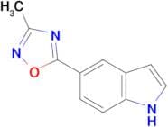 5-(3-methyl-1,2,4-oxadiazol-5-yl)-1H-indole