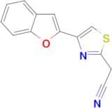 [4-(1-benzofuran-2-yl)-1,3-thiazol-2-yl]acetonitrile
