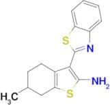[3-(1,3-benzothiazol-2-yl)-6-methyl-4,5,6,7-tetrahydro-1-benzothien-2-yl]amine