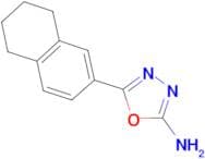 5-(5,6,7,8-tetrahydronaphthalen-2-yl)-1,3,4-oxadiazol-2-amine