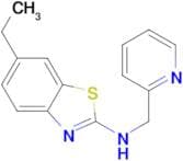 6-ethyl-N-(pyridin-2-ylmethyl)-1,3-benzothiazol-2-amine
