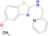 5-methoxy-N-(pyridin-2-ylmethyl)-1,3-benzothiazol-2-amine