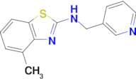 4-methyl-N-(pyridin-3-ylmethyl)-1,3-benzothiazol-2-amine