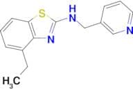4-ethyl-N-(pyridin-3-ylmethyl)-1,3-benzothiazol-2-amine