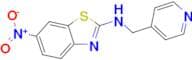 6-nitro-N-(pyridin-4-ylmethyl)-1,3-benzothiazol-2-amine