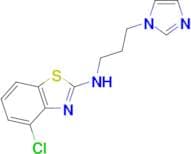 4-chloro-N-[3-(1H-imidazol-1-yl)propyl]-1,3-benzothiazol-2-amine