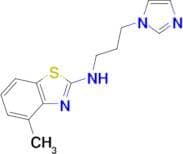 N-[3-(1H-imidazol-1-yl)propyl]-4-methyl-1,3-benzothiazol-2-amine