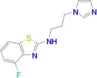 4-fluoro-N-[3-(1H-imidazol-1-yl)propyl]-1,3-benzothiazol-2-amine