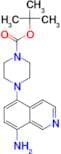 Tert-Butyl 4-(8-amino-5-isoquinolinyl)-1-piperazinecarboxylate